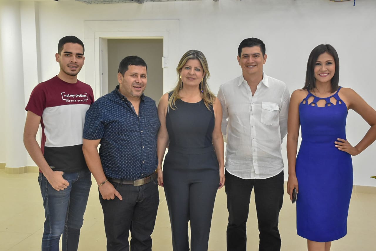 Fredy Buitrago, Cielo Ortiz, Daniel Martínez y Velcy Trujillo.